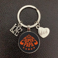 Sleutelhanger | super papa | kado voor vader